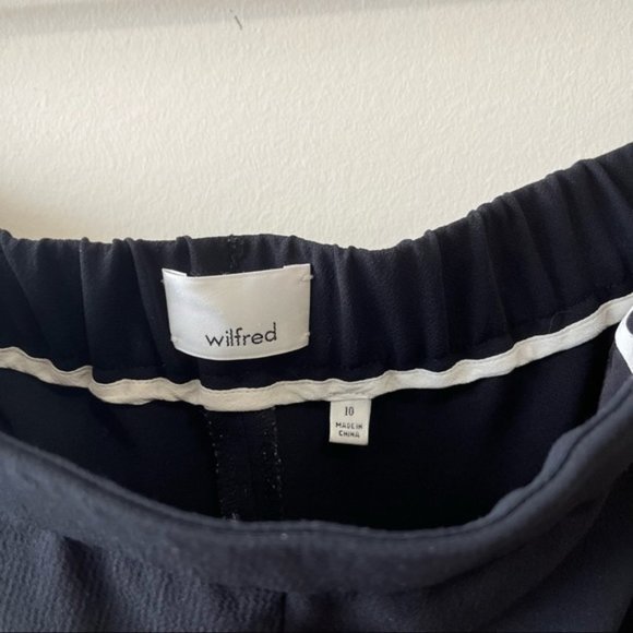 Aritzia Wilfred Dress Ankle Pants Size 10 Black - Picture 6 of 7